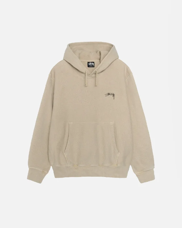 SMOOTH STOCK HOODIE PIGMENT DYED