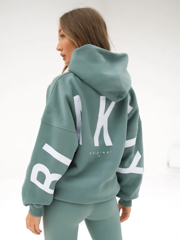 Isabel Oversized Hoodie - Sage Green