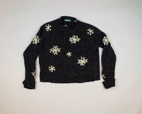 Just Some Snowflakes-Medium Christmas Sweater