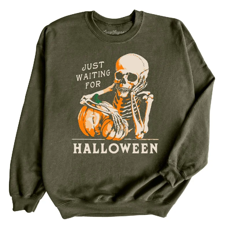 Just Waiting For Halloween Sweatshirt