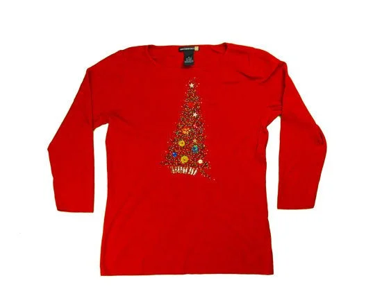 Lean To The Right-X-Small Christmas Sweater