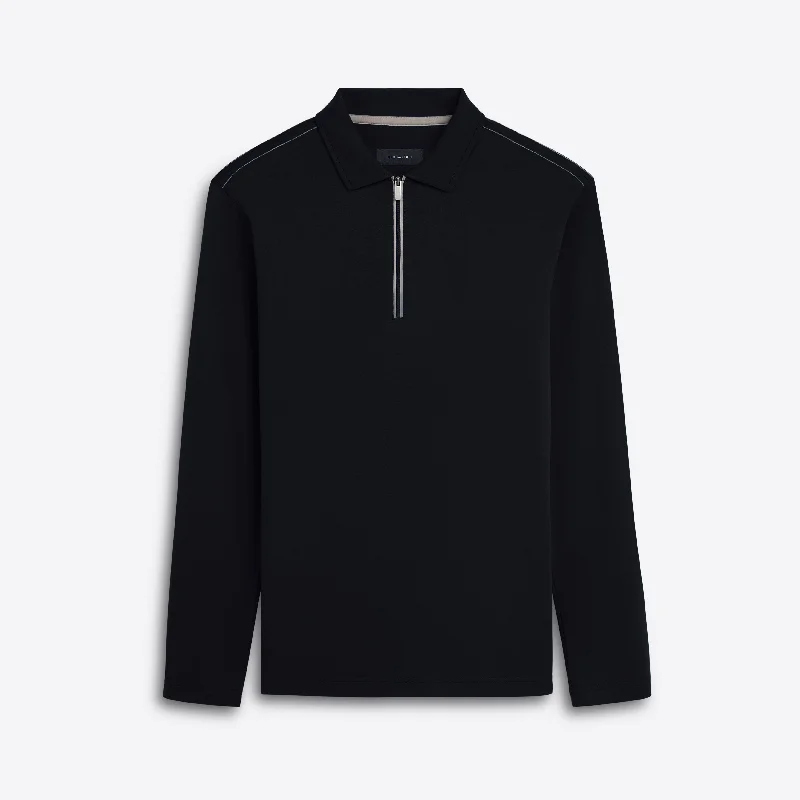 Long Sleeve Quarter Zip Polo