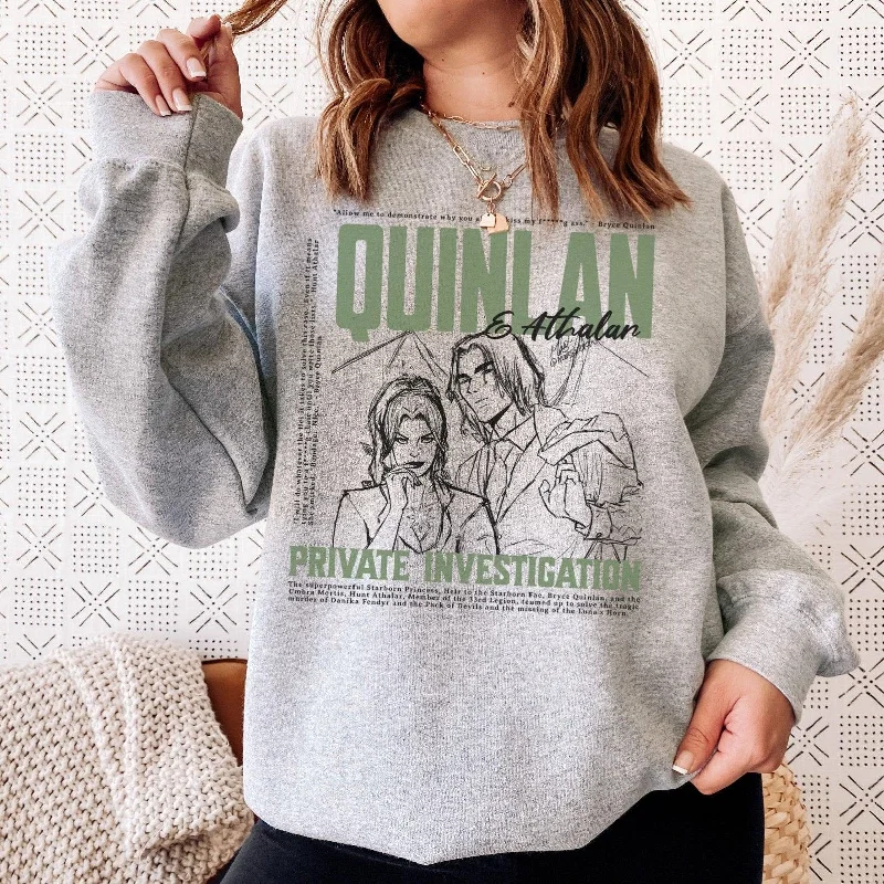 Quinlan and Athalar Private Investigation Sweatshirt