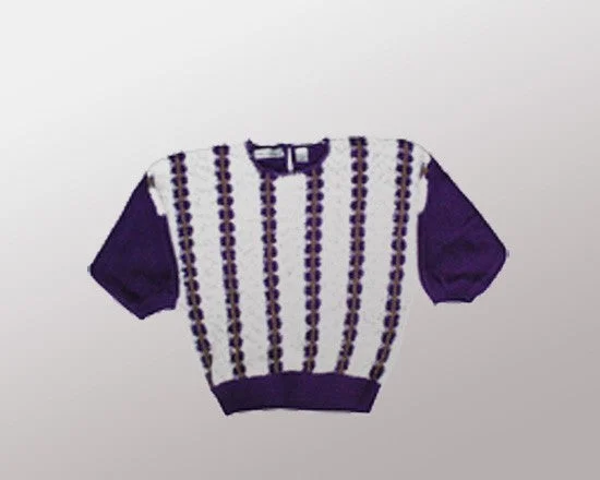 Purple n' Gold-Medium Christmas Sweater