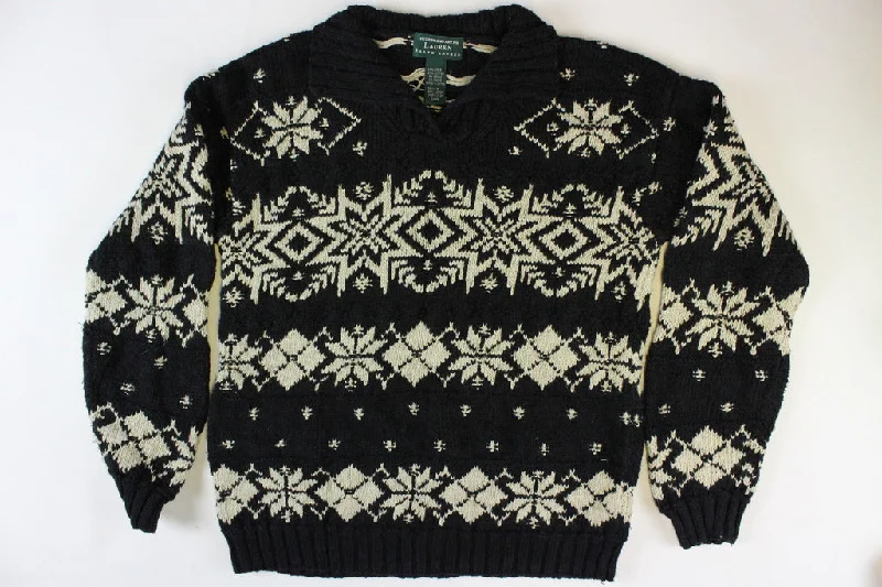 Ralph Lauren Snowflake design Size Small. Christmas Sweater