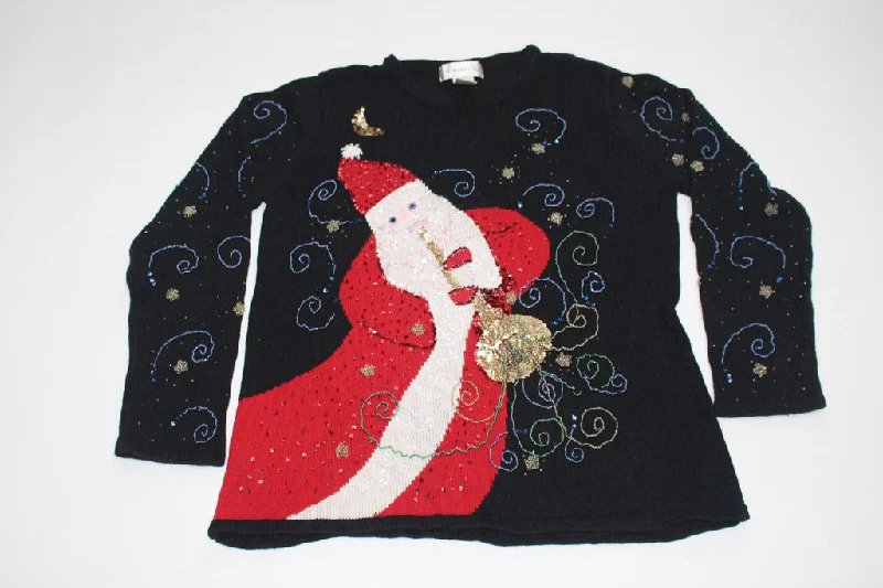 Musical Santa, Small, Christmas sweater