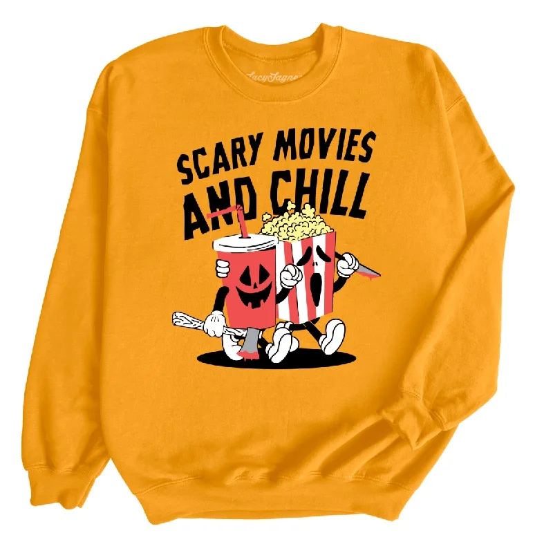 Scary Movies and Chill Sweatshirt