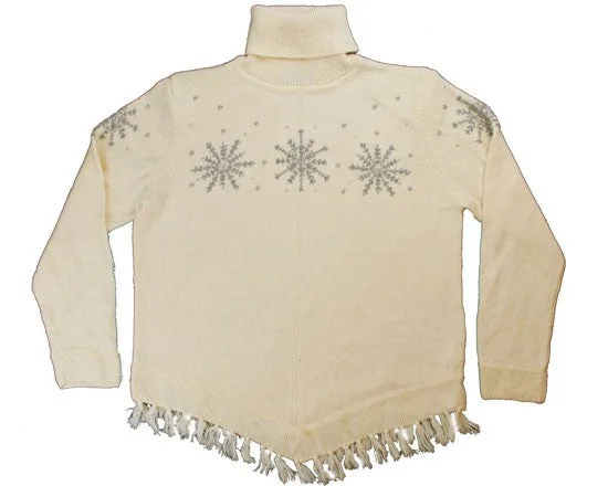 Silver Snow-Small Christmas Sweater