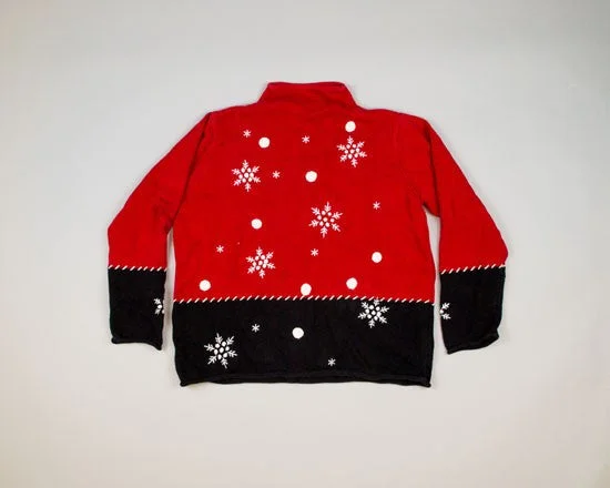 Snow!-Medium Christmas Sweater