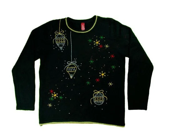 Stars And Beads-Small Christmas Sweater