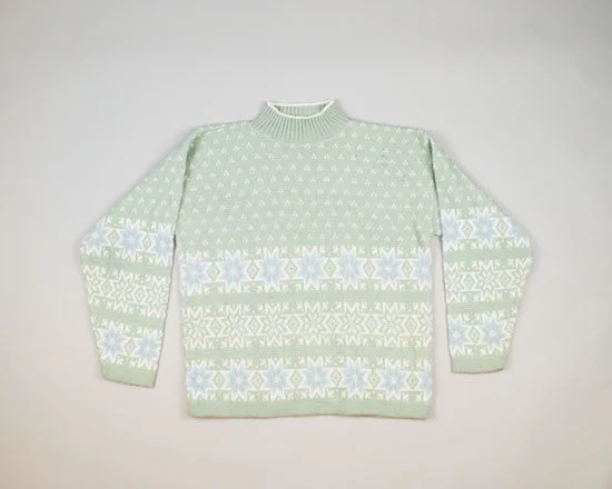 Very Light Blue Christmas-Medium Christmas Sweater