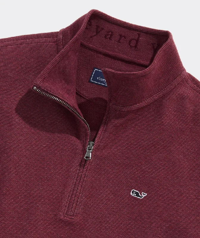 Vineyard Vines Men's Saltwater Quarter-Zip - Crimson