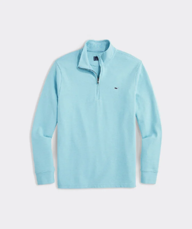 Vineyard Vines Men's Saltwater Quarter-Zip - Mist Blue