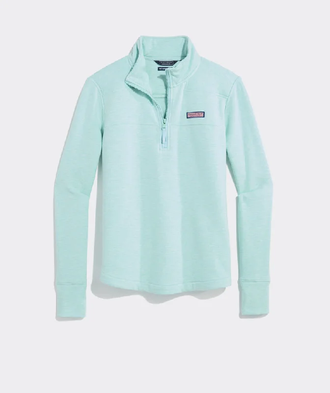 Vineyard Vines Women's Dreamcloth® Relaxed Shep Shirt™ - Aqua Haze Heather