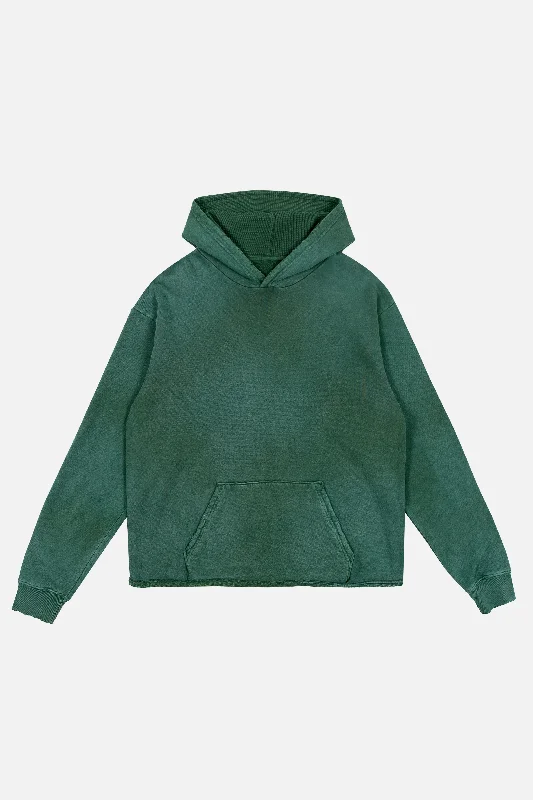 Waffle Hoodie - Hunter Green