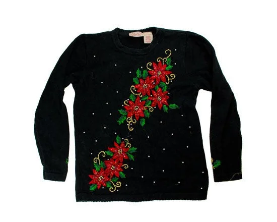 Winter Bloom-X-Small Christmas Sweater