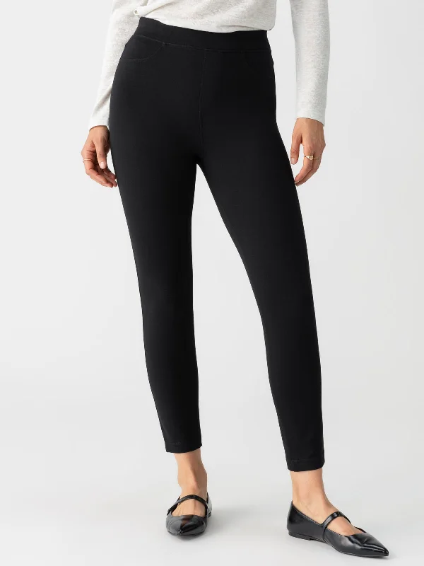 Runway Semi High Rise Legging Black