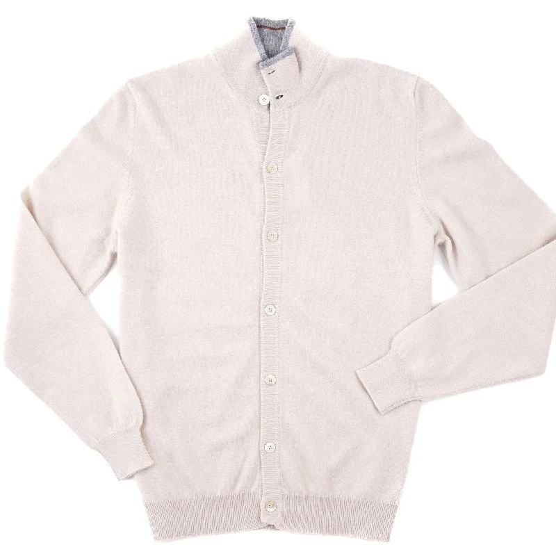 Fedeli Buttoned Cashmere Cardigan Sweater