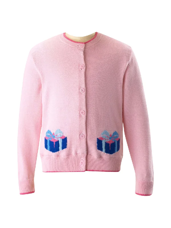 Gift Intarsia Cardigan