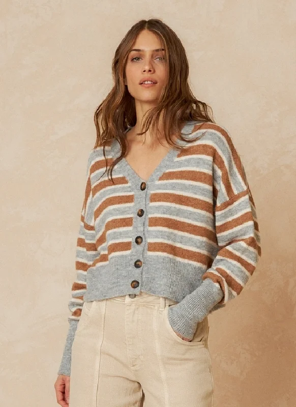 Indi & Cold Striped Cardigan