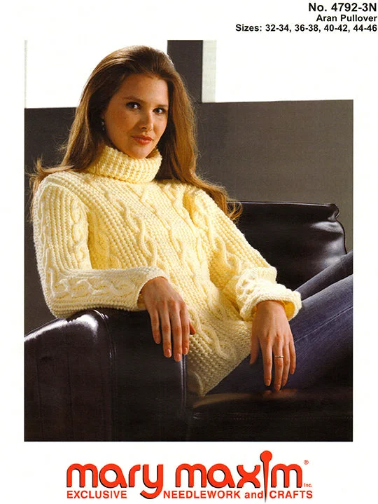 Aran Pullover Pattern