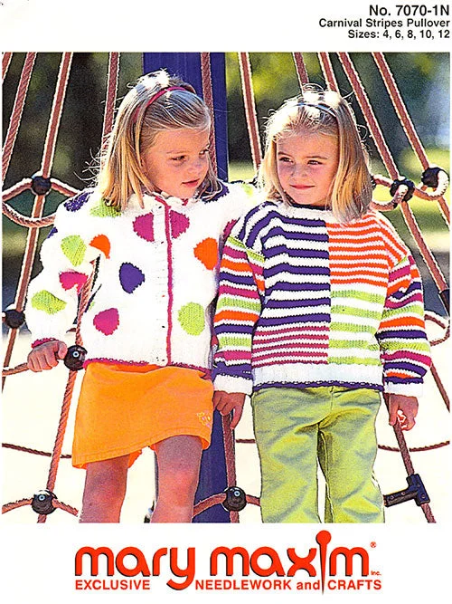 Carnival Stripes Pullover Pattern