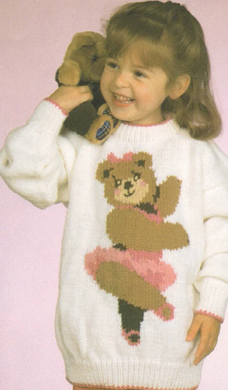 Dancing Teddy Bear Pullover Pattern