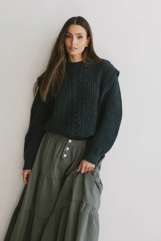 Dream Knit Sweater in Dark Teal