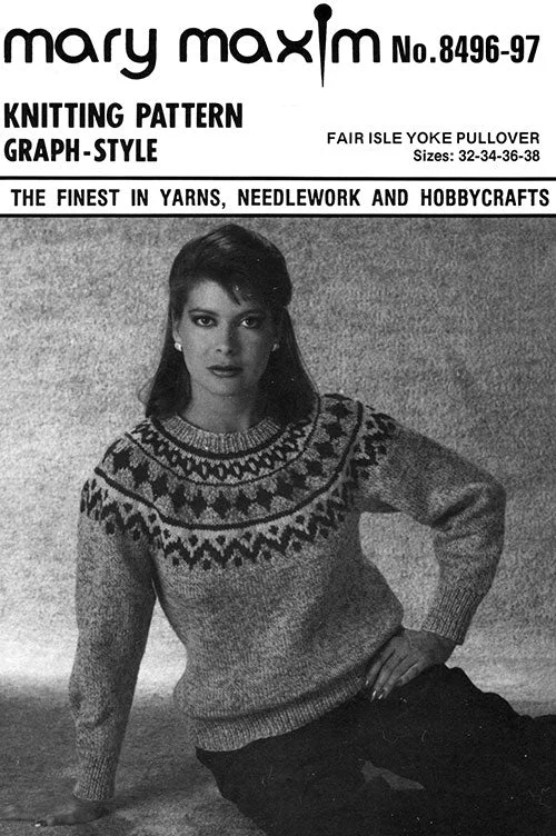 Fair Isle Yoke Pullover Pattern