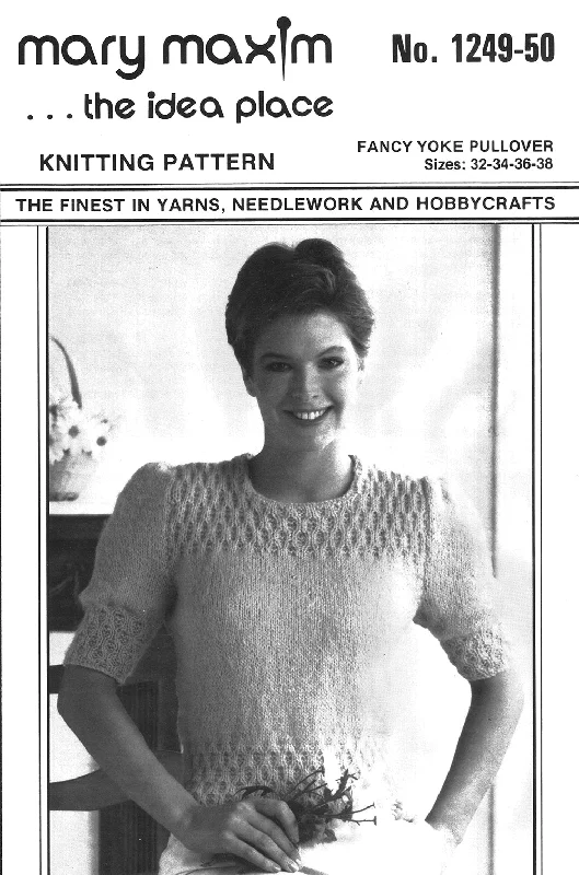 Fancy Yoke Pullover Pattern