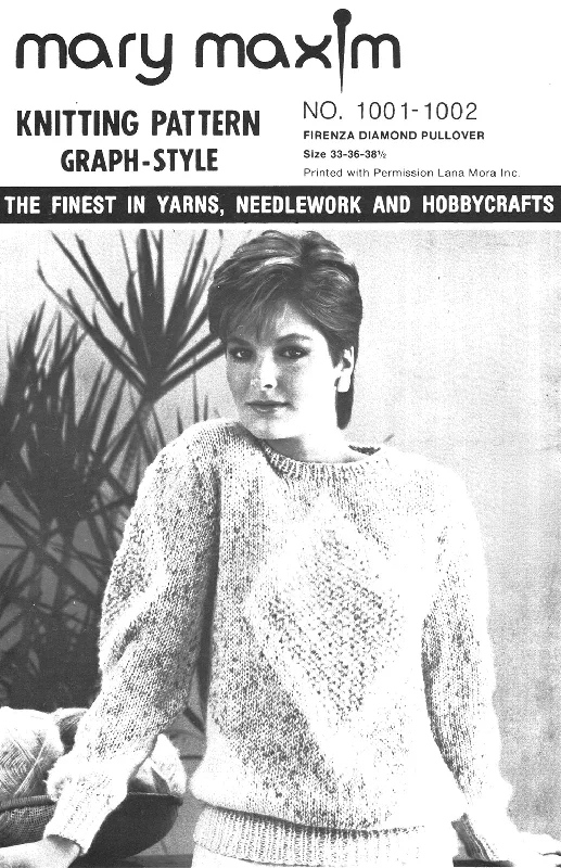 Firenza Diamond Pullover Pattern