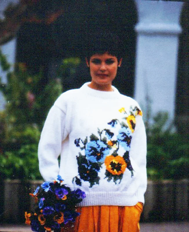 Pansies Pullover Pattern