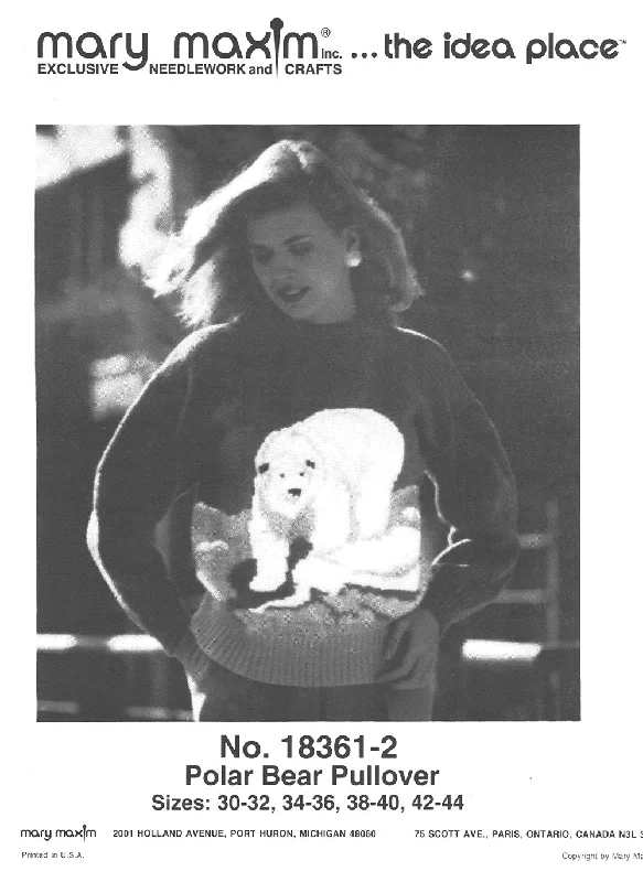 Polar Bear Pullover Pattern