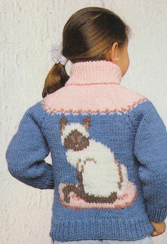 Siamese Kitten Pullover Pattern