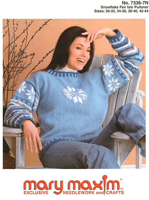 Snowflake Fair Isle Pullover Pattern