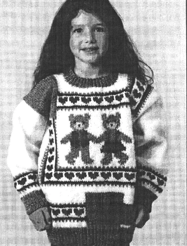 Sweetheart Bears Pullover Pattern