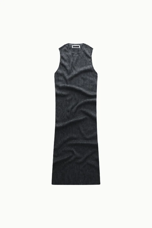 Bo Rib Tank Midi Dress