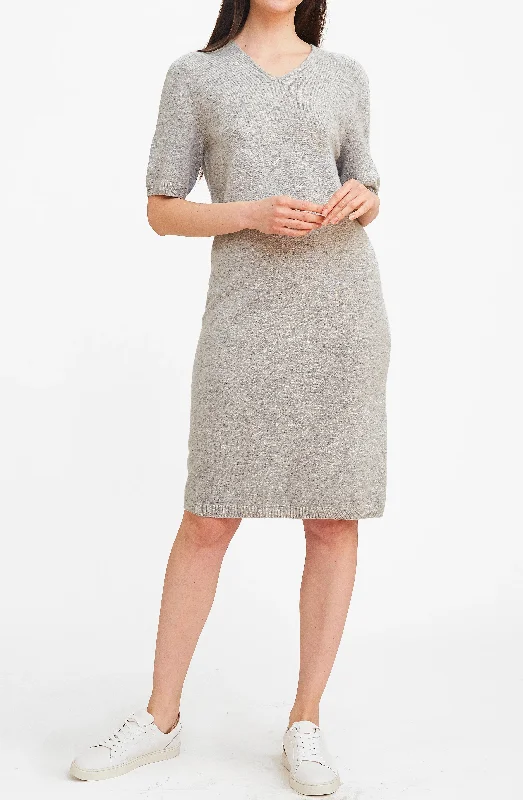 Simply Class Sweater Dress - Grey