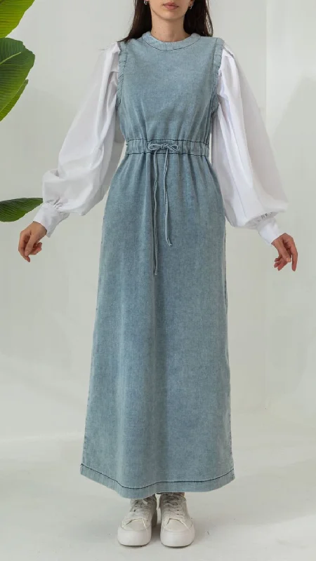 Denim Dress - Shirt Sleeves