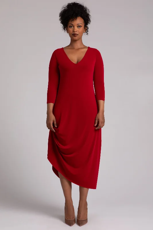 Drama Dress | Red