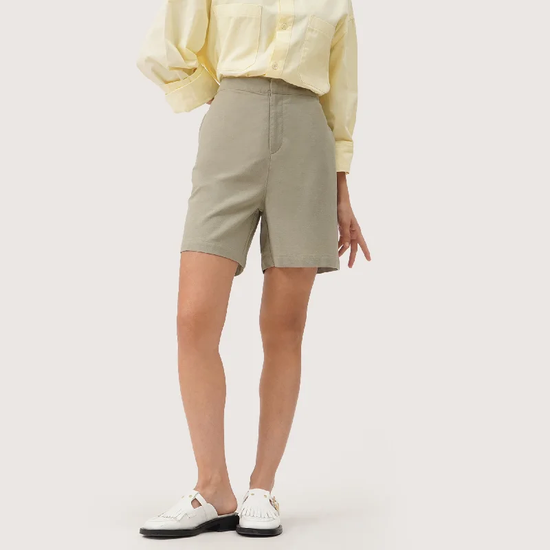 Flat Front Shorts