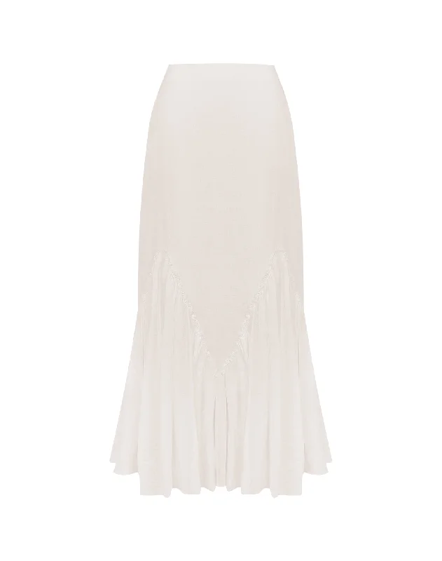 Kerry Long Skirt - Off White