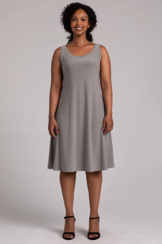 Nu Tank Dress Short | Taupe